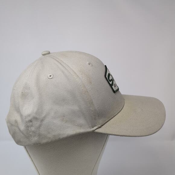Simms Fishing Products Snapback Hat Beige One Size Adjustable Embroidered - Picture 4 of 9